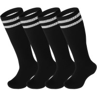 FPAKDH 2 Pair Kids Football Socks for 4-8 Years Old Breathable Sports Training Soccer Socks Girls and Boys Football Socks